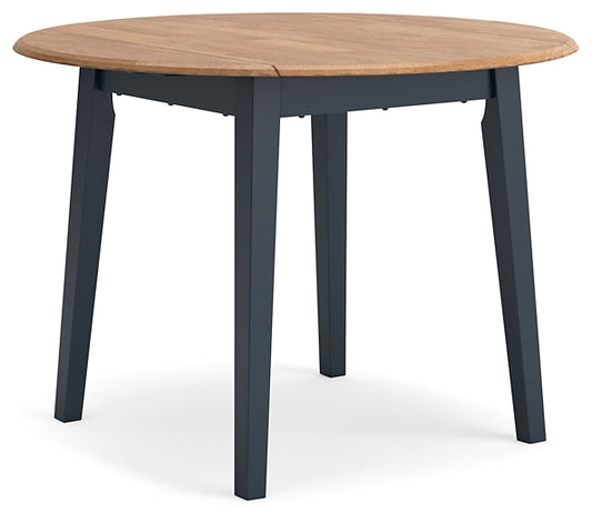 Gesthaven Round DRM Drop Leaf Table Signature Design by Ashley®