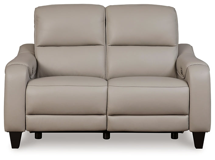 Mercomatic PWR REC Loveseat/ADJ Headrest Signature Design by Ashley®