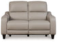 Mercomatic PWR REC Loveseat/ADJ Headrest Signature Design by Ashley®