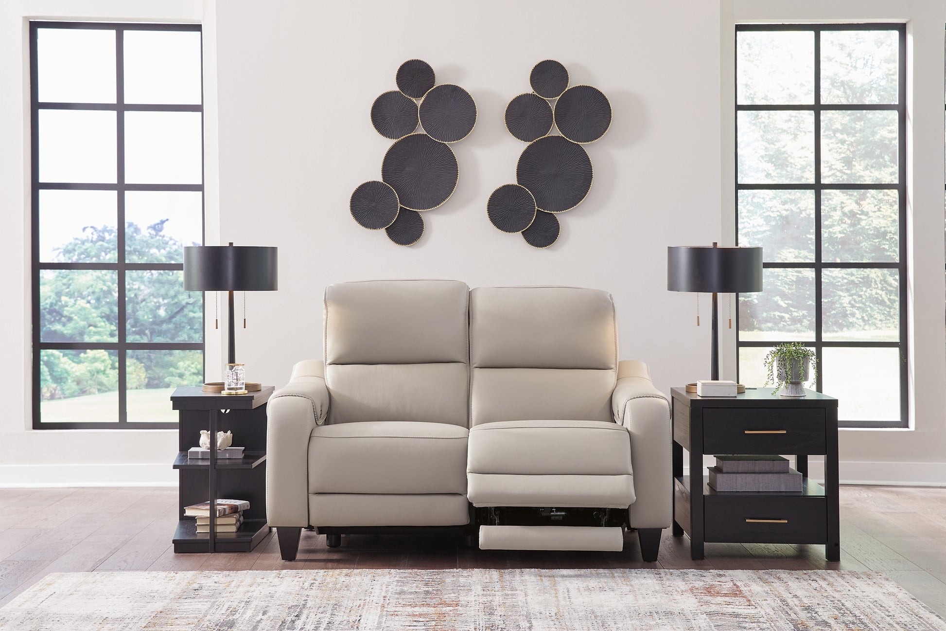 Mercomatic PWR REC Loveseat/ADJ Headrest Signature Design by Ashley®