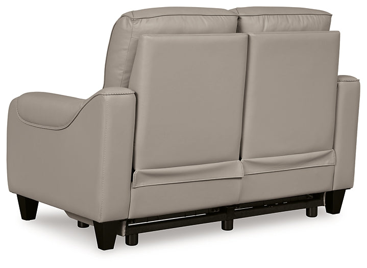 Mercomatic PWR REC Loveseat/ADJ Headrest Signature Design by Ashley®
