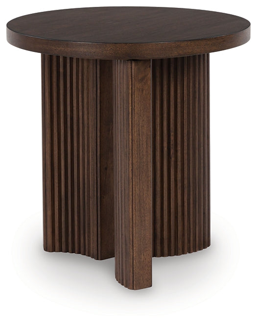 Korestone Round End Table Signature Design by Ashley®