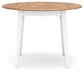 Gesthaven Round DRM Drop Leaf Table Signature Design by Ashley®