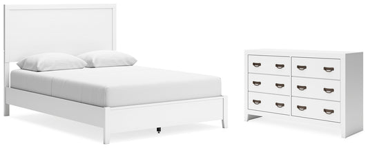 Binterglen Queen Panel Bed with Dresser Signature Design by Ashley®