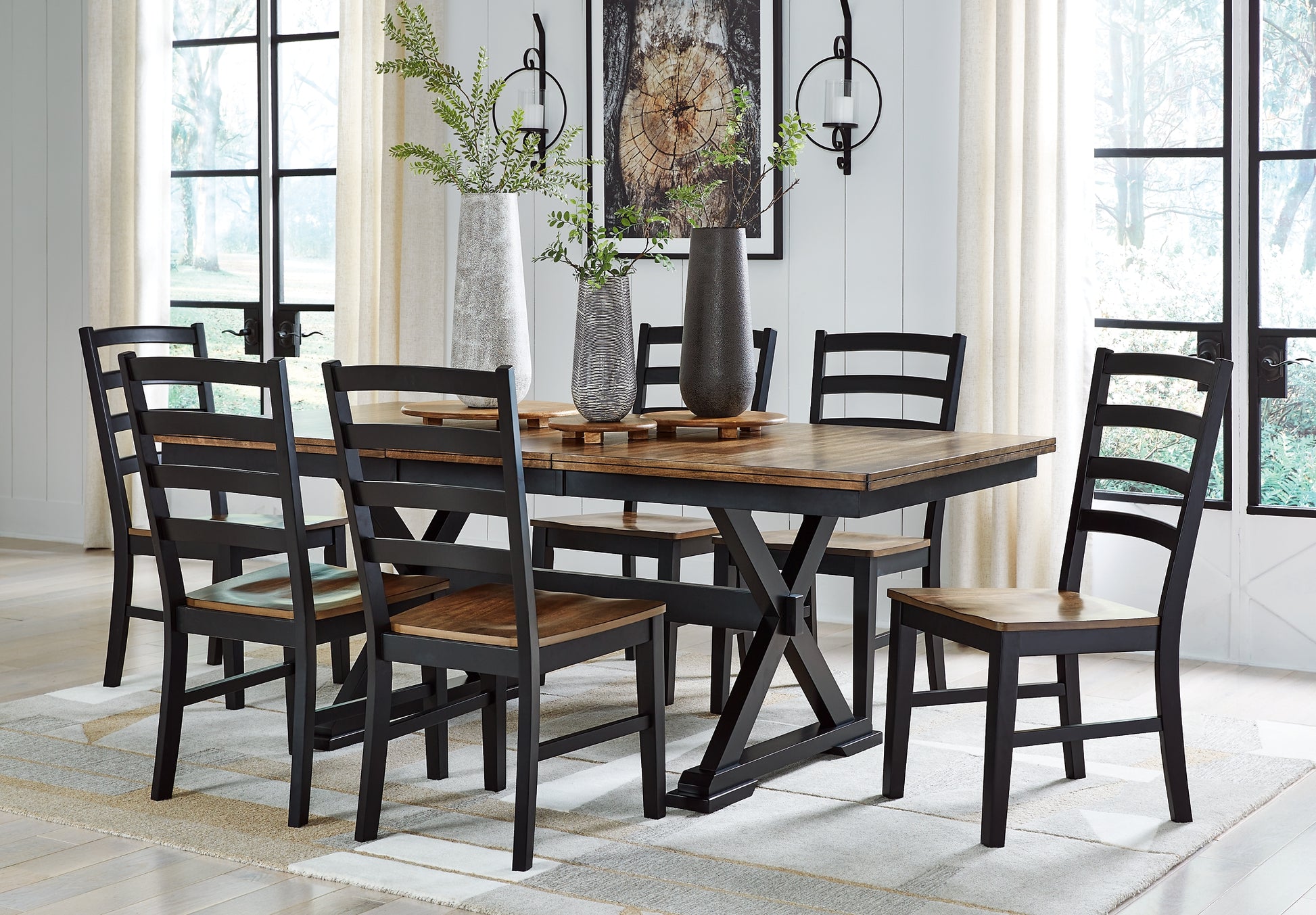 Wildenauer Dining Table and 6 Chairs Signature Design by Ashley®