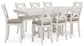 Robbinsdale Counter Height Dining Table and 8 Barstools Signature Design by Ashley®