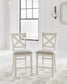 Robbinsdale Counter Height Dining Table and 8 Barstools Signature Design by Ashley®