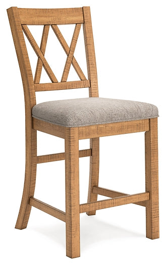 Havonplane Counter Height Dining Table and 2 Barstools and Bench Signature Design by Ashley®