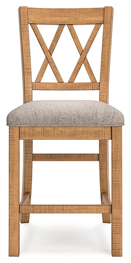 Havonplane Counter Height Dining Table and 2 Barstools and Bench Signature Design by Ashley®
