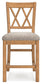 Havonplane Counter Height Dining Table and 2 Barstools and Bench Signature Design by Ashley®