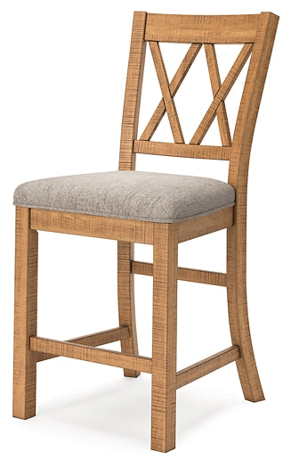 Havonplane Counter Height Dining Table and 2 Barstools and Bench Signature Design by Ashley®
