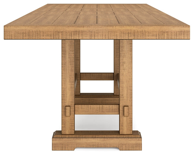 Havonplane Counter Height Dining Table and 2 Barstools and Bench Signature Design by Ashley®