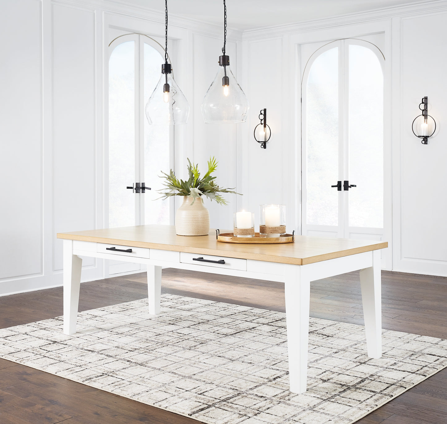 Ashbryn Dining Table and 2 Chairs and Bench Signature Design by Ashley®