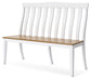 Ashbryn Dining Table and 2 Chairs and Bench Signature Design by Ashley®
