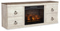 Willowton 4-Piece Entertainment Center with Electric Fireplace Signature Design by Ashley®