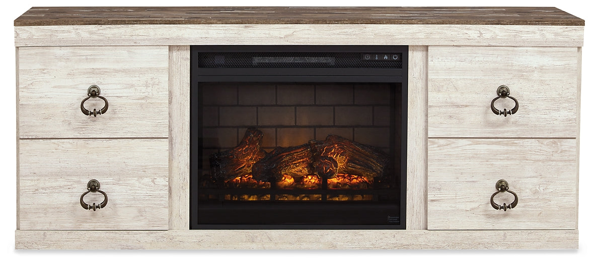 Willowton 4-Piece Entertainment Center with Electric Fireplace Signature Design by Ashley®