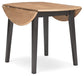 Gesthaven Round DRM Drop Leaf Table Signature Design by Ashley®