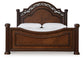 Lavinton Queen Poster Bed with Mirrored Dresser, Chest and 2 Nightstands Signature Design by Ashley®
