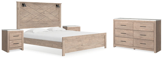 Senniberg King Panel Bed with Dresser and 2 Nightstands Signature Design by Ashley®