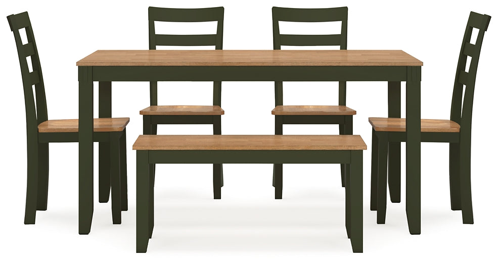 Gesthaven Dining Room Table Set (6/CN) Signature Design by Ashley®