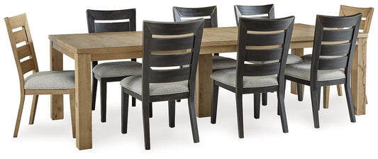 Galliden Dining Table and 8 Chairs Signature Design by Ashley®