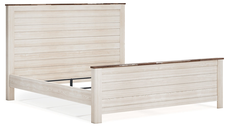 Willowton King Panel Bed with Dresser and Nightstand Signature Design by Ashley®