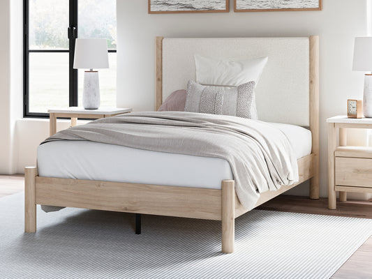 Cadmori  Upholstered Panel Bed Signature Design by Ashley®