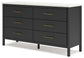 Cadmori Six Drawer Dresser Signature Design by Ashley®