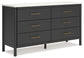 Cadmori Six Drawer Dresser Signature Design by Ashley®