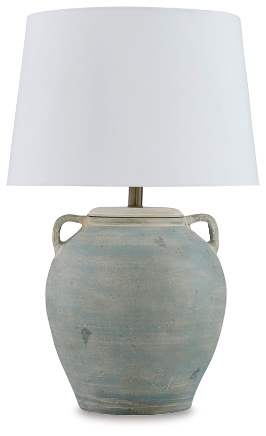 Shawburg Terracotta Table Lamp (1/CN) Signature Design by Ashley®