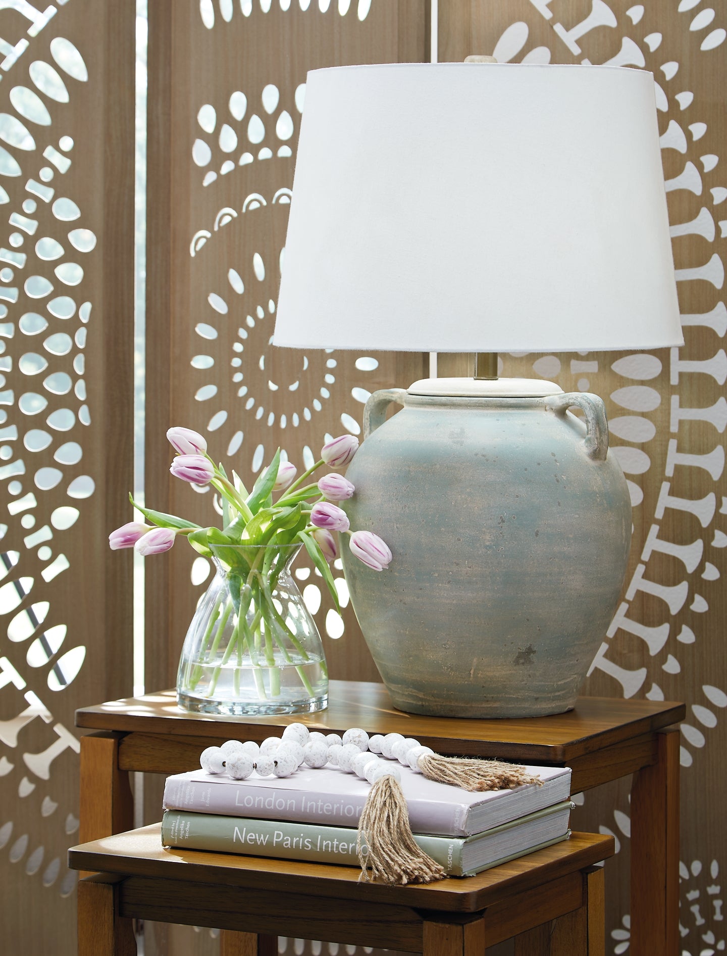 Shawburg Terracotta Table Lamp (1/CN) Signature Design by Ashley®
