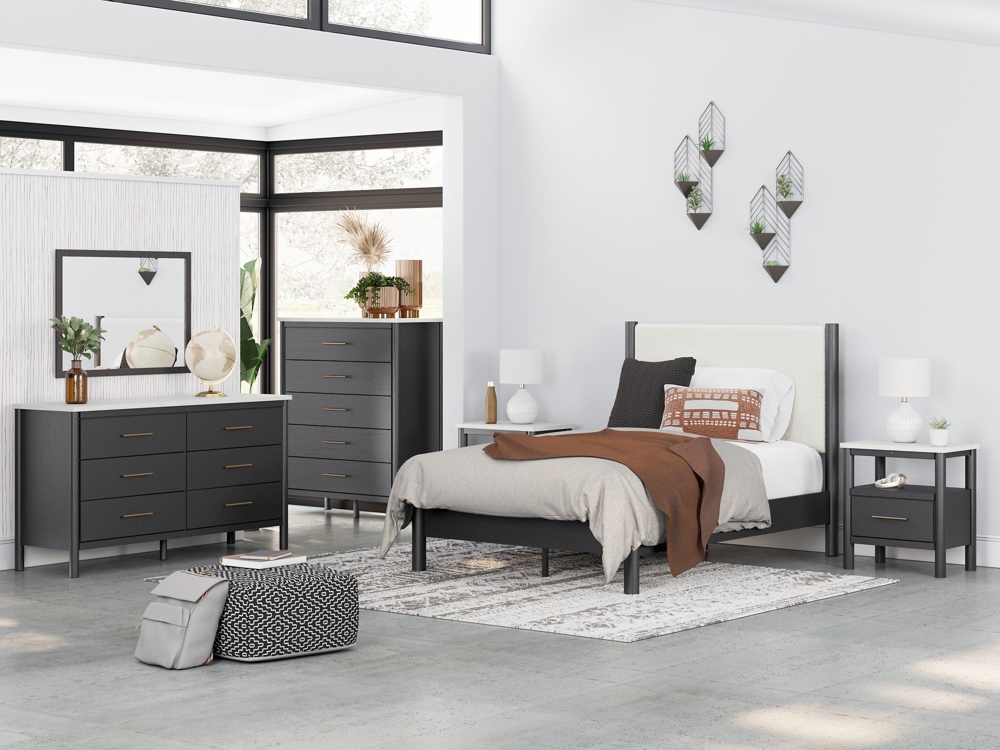 Cadmori  Upholstered Panel Bed Signature Design by Ashley®