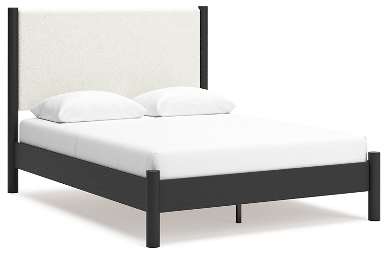 Cadmori Queen Upholstered Panel Bed Signature Design by Ashley®