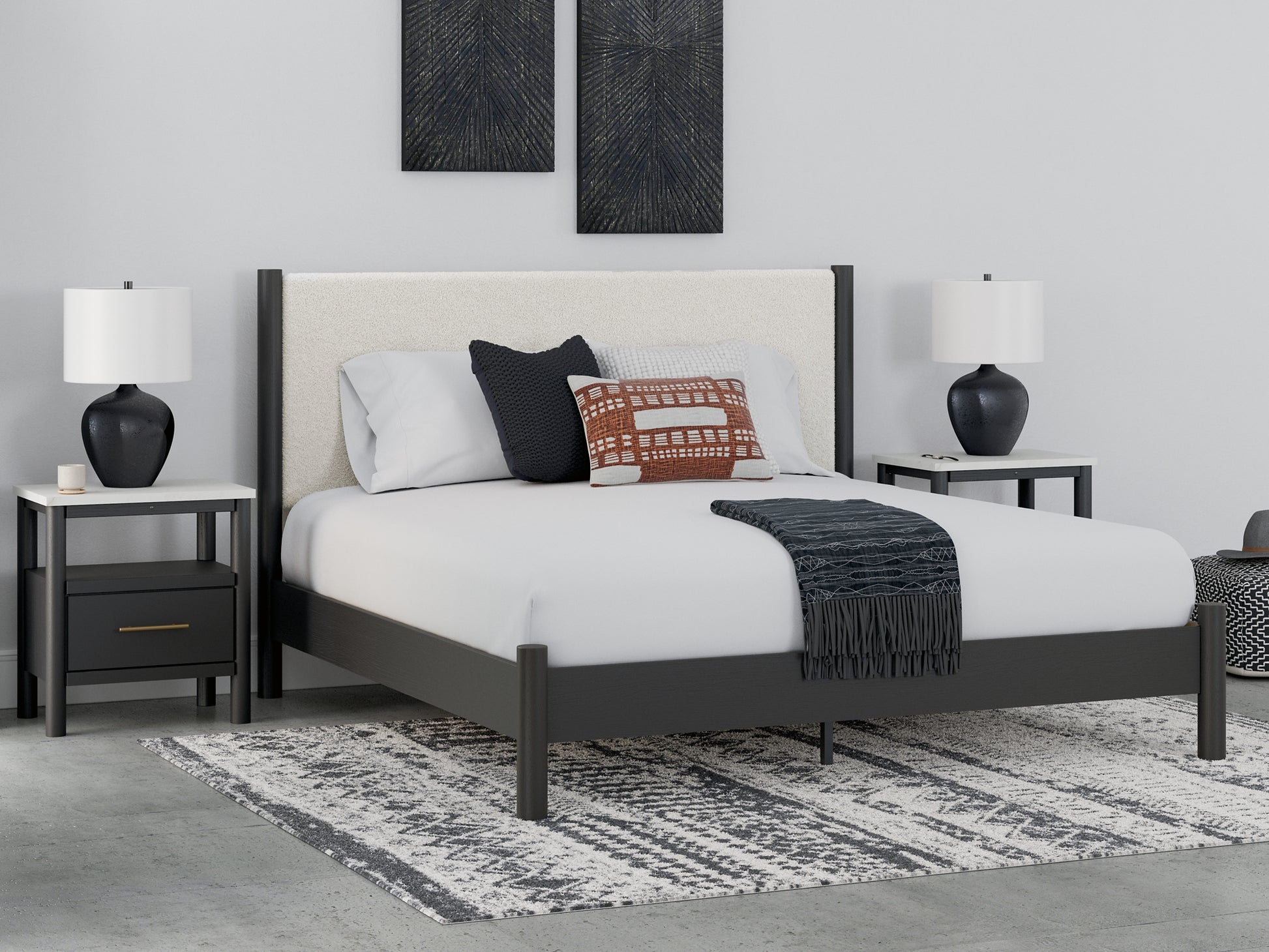 Cadmori  Upholstered Panel Bed Signature Design by Ashley®