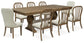 Sturlayne Dining Table and 8 Chairs Benchcraft®