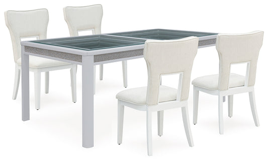 Chalanna Dining Table and 4 Chairs Signature Design by Ashley®