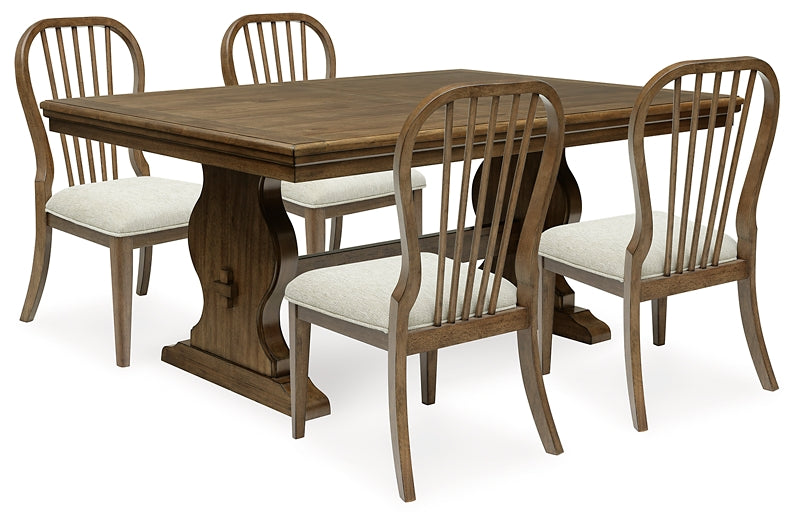 Sturlayne Dining Table and 6 Chairs with Storage Benchcraft®
