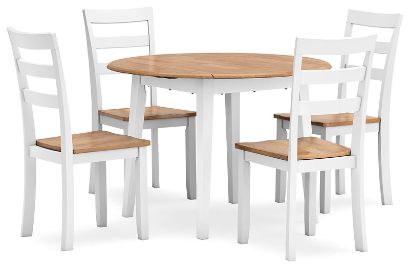 Gesthaven Dining Table and 4 Chairs Signature Design by Ashley®