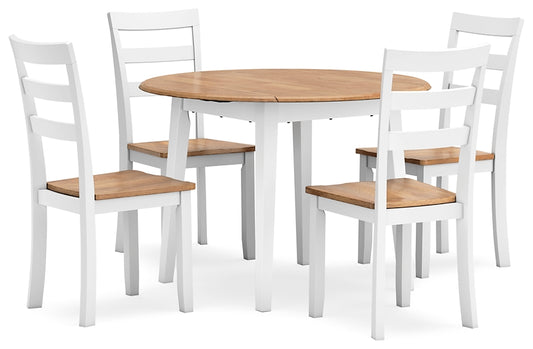 Gesthaven Dining Table and 4 Chairs Signature Design by Ashley®