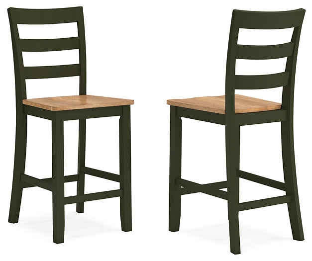 Gesthaven Counter Height Dining Table and 4 Barstools Signature Design by Ashley®