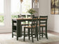 Gesthaven Counter Height Dining Table and 4 Barstools Signature Design by Ashley®