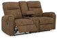 Edenwold DBL Rec Loveseat w/Console Signature Design by Ashley®