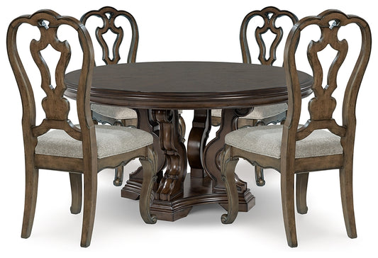 Maylee Dining Table and 4 Chairs Signature Design by Ashley®