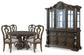 Maylee Dining Table and 4 Chairs with Storage Signature Design by Ashley®