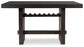 Burkhaus Counter Height Dining Table and 6 Barstools Signature Design by Ashley®