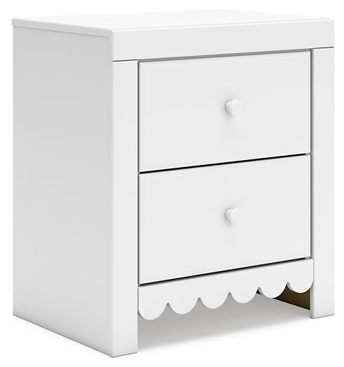 Mollviney Two Drawer Night Stand Signature Design by Ashley®