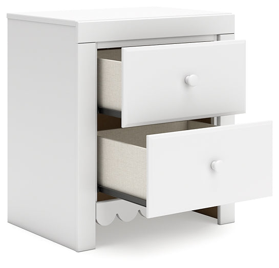 Mollviney Two Drawer Night Stand Signature Design by Ashley®