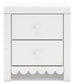 Mollviney Two Drawer Night Stand Signature Design by Ashley®