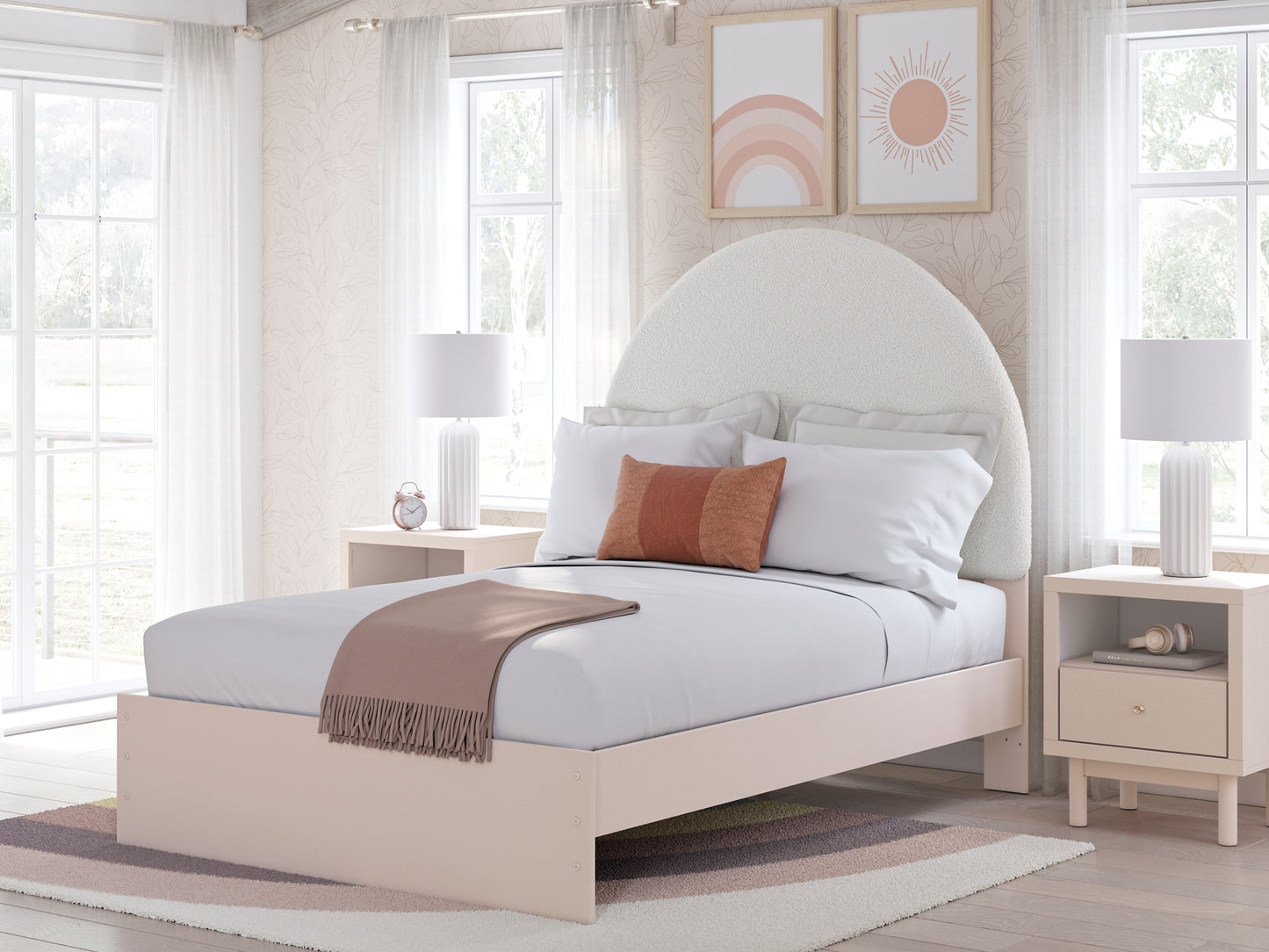Wistenpine  Upholstered Panel Bed Signature Design by Ashley®