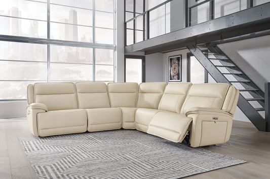 Double Deal 5-Piece Power Reclining Sectional Signature Design by Ashley®